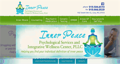 Desktop Screenshot of innerpeacecary.com